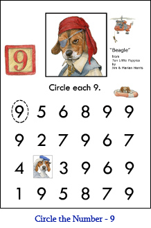 Circle The Number Worksheets